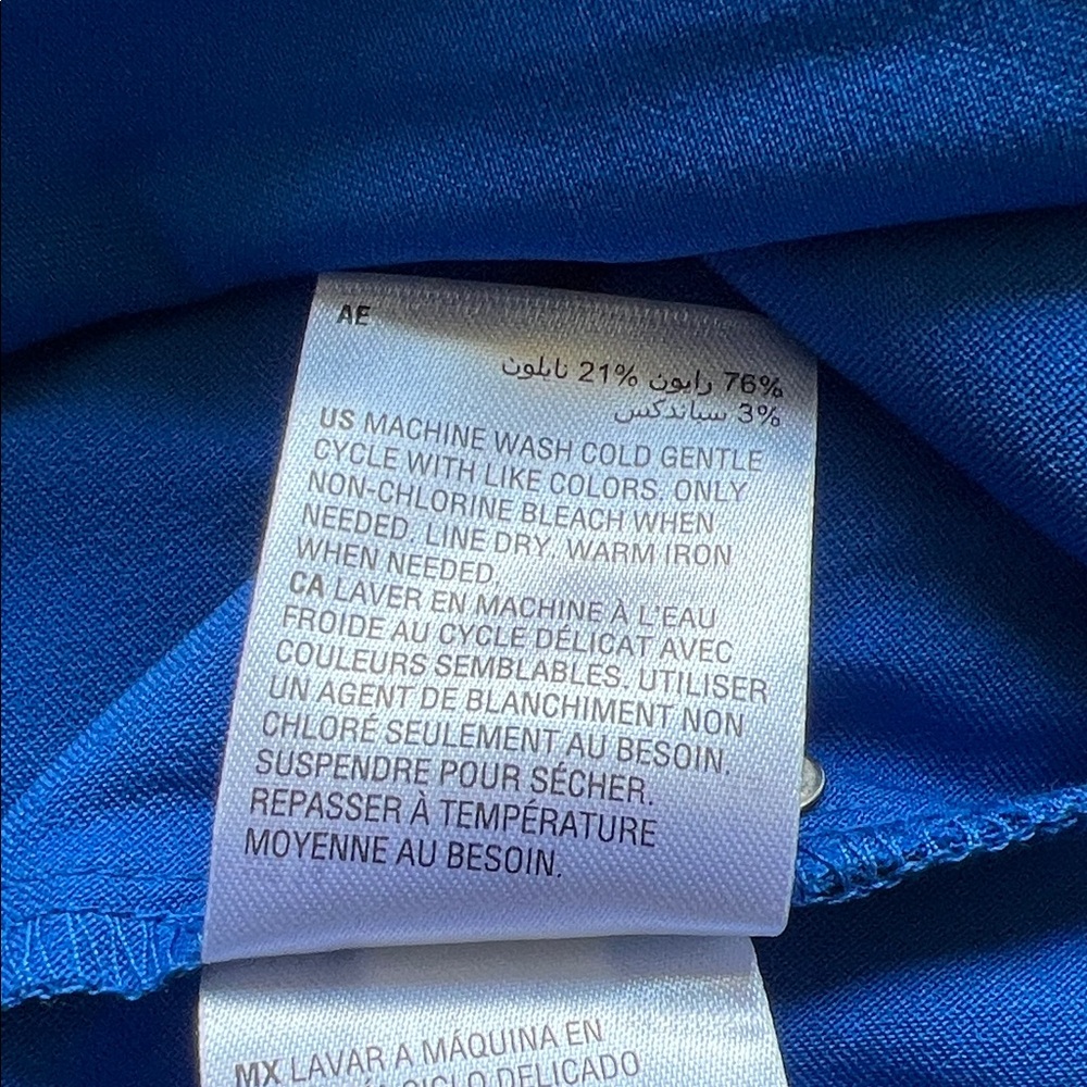 NWT I.N.C. Size 14 Women's Cobalt Blue Shorts - Picture 6 of 6